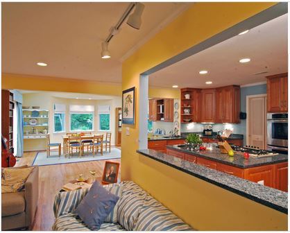 idée déco cuisine ouverte sur salon 2