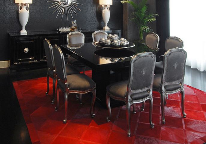 deco salle a manger avec tapis d orient