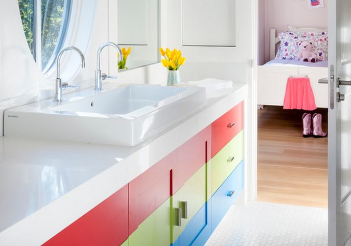 salle de bains pour enfants