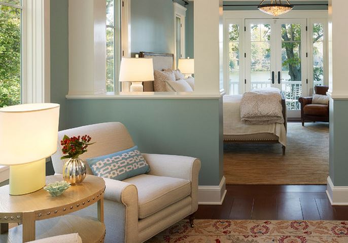 charme de la décoration de lit