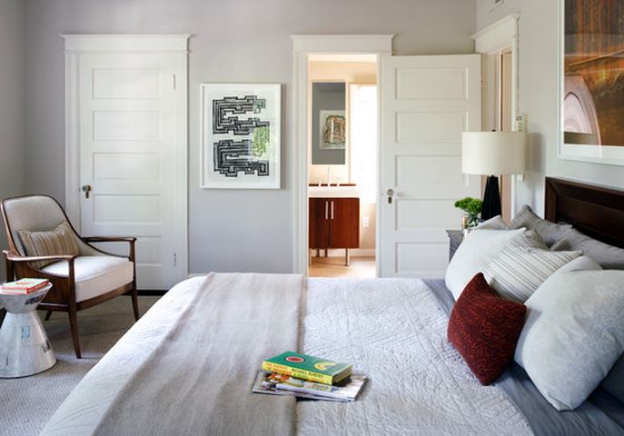 peinture chambre adulte gris