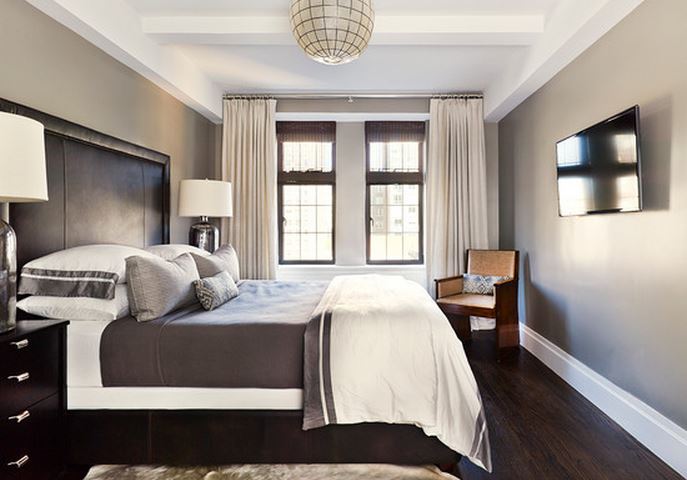 deco chambre adulte gris