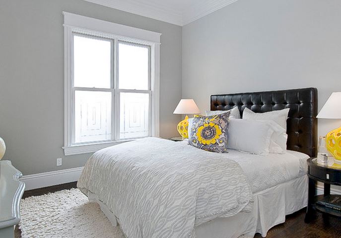 décoration chambre adulte gris