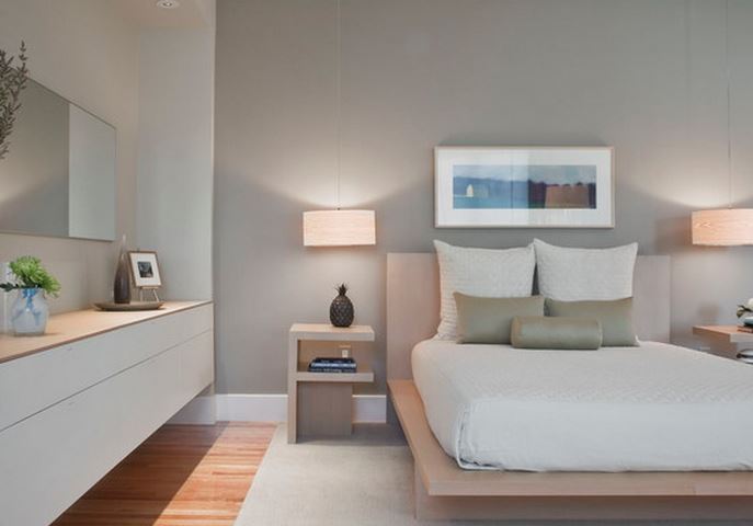 deco chambre adulte gris