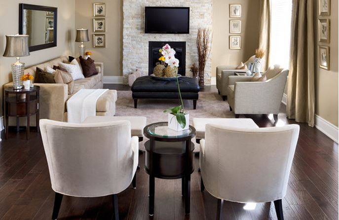 decoration petit salon moderne