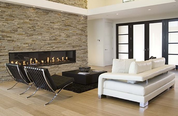 décoration salon moderne noir et blanc