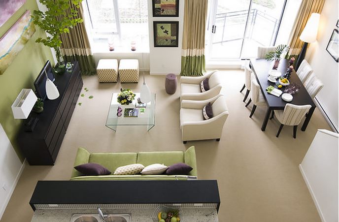 decoration petit salon moderne