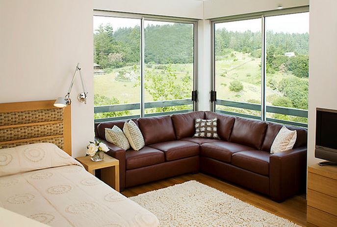 canapé angle convertible moderne