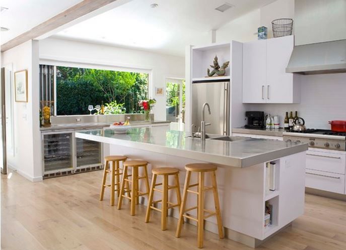 cuisine americaine avec ilot