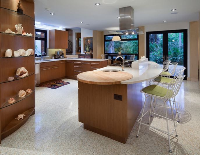 Cuisine avec Îlot Central Modernes