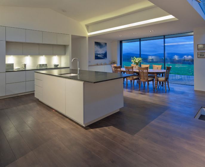 cuisine americaine avec ilot