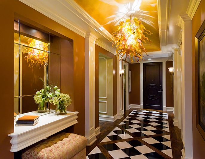 décoration couloir peinture