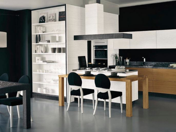 cuisine avec salle à manger intégrée 2015