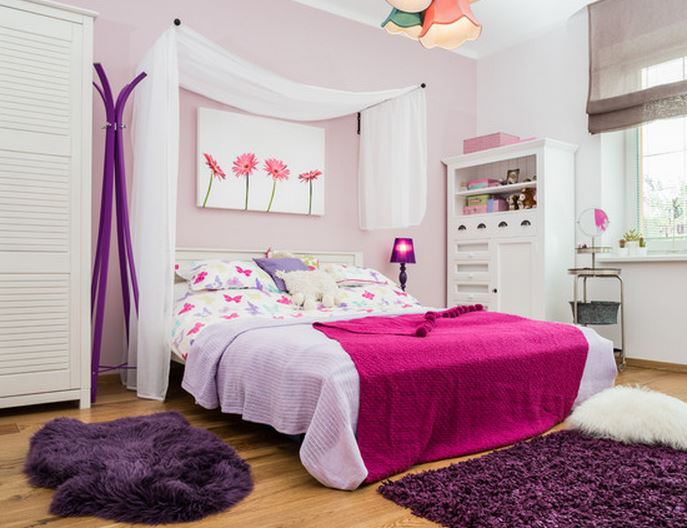 couleur de peinture pour chambre ado fille