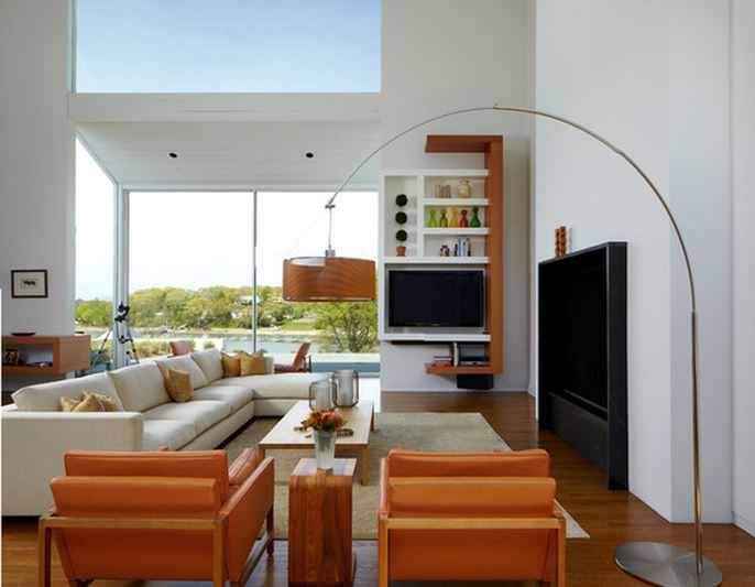 lampadaire de salon moderne