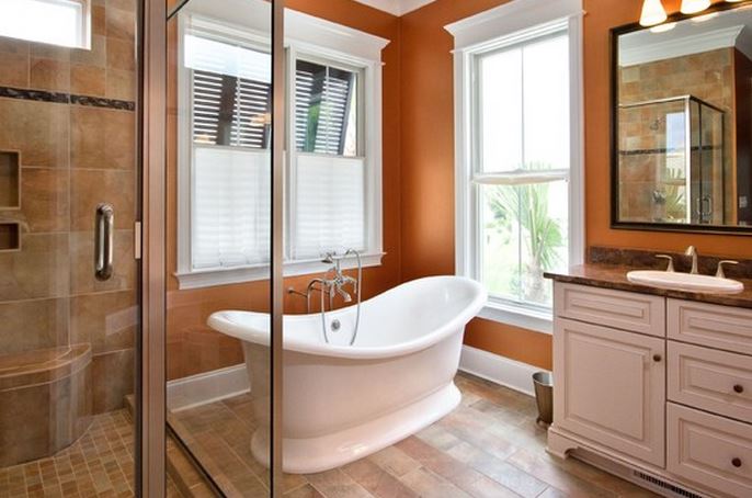 déco salle de bain peinture