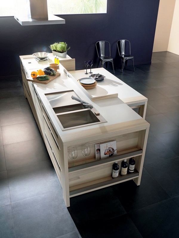 idee cuisine ilot central